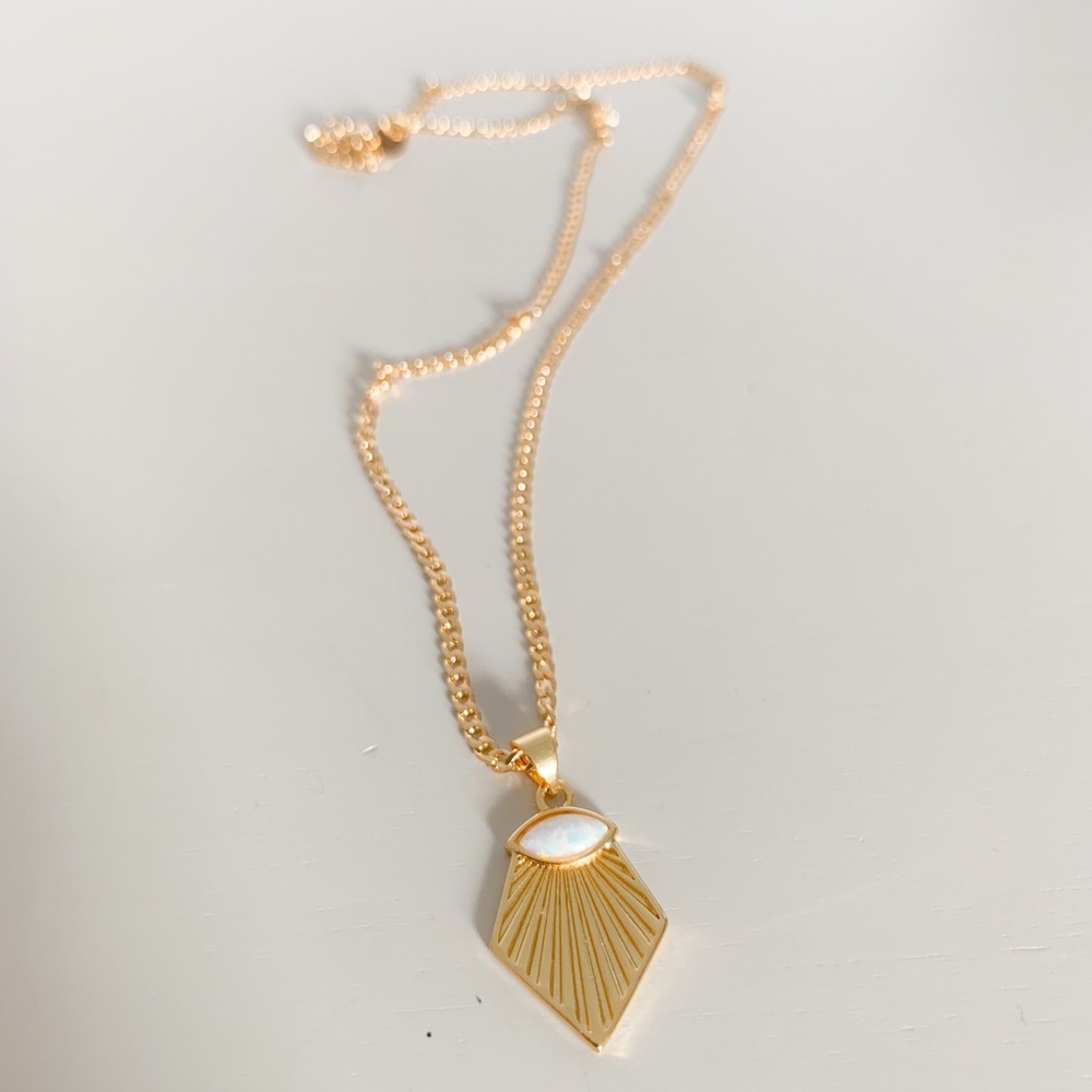 Eye of Ra Necklace | 18k Gold Filled - Picture 3 of 6
